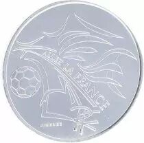 France - Monnaie de Paris Allez la France - Coupe du Monde de Football 2002 - 1/4 Euros Argent BU 2002