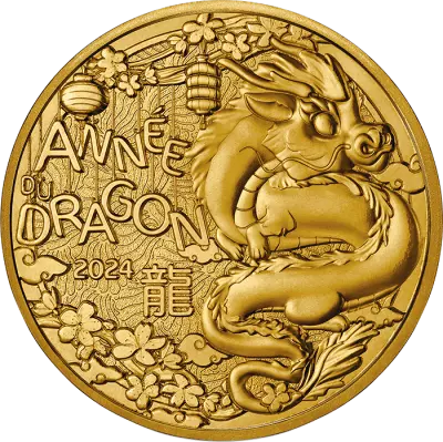 France - Monnaie de Paris Ann�e du Dragon - 1/4 Euros 2024