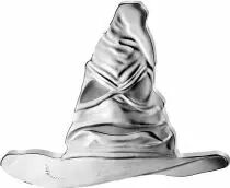 France - Monnaie de Paris Choixpeau Magique - Harry Potter - 10? Argent BE - Pièce de Forme 2022 - Coffret Abimé