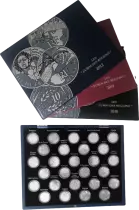 France - Monnaie de Paris Coffret Euros des R&eacute;gions 2012 - 27 X 10 Euros Argent France