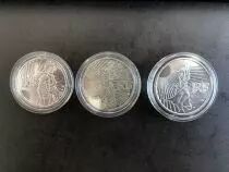 France - Monnaie de Paris Coffret La semeuse - 2008 2010 - 5 &agrave; 50 euros -  Argent