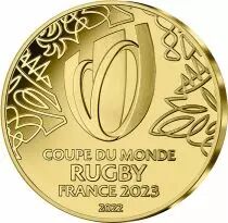 France - Monnaie de Paris Coupe du Monde de Rugby France 2023 - 50 Euros OR BE FRANCE 2022