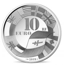 France - Monnaie de Paris D Day - Histoire de l\'Humanité 10 Euros Argent BE 2019 (MDP)