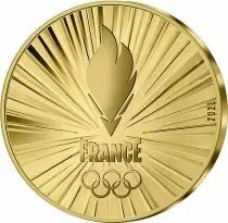 France - Monnaie de Paris Equipe de France Olympique et paralympique - 50 Euros OR BE FRANCE 2021 - Jeux Olympiques PARIS 2024