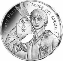 France - Monnaie de Paris Harry & Edwige - Harry Potter &agrave; l\'&eacute;cole des Sorciers- 10 Euros Argent 2021 (MDP) - Harry Potter - Vagu