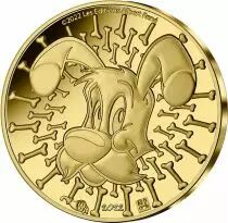 France - Monnaie de Paris Idéfix - Astérix 2022 - 5 Euros Or BE FRANCE 2022 (MDP)