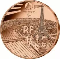 France - Monnaie de Paris Jeux Olympiques et Paralympiques PARIS 2024 - LOT 4 X 1/4 ? FRANCE 2023 - PARIS 2024 - Golf  Breaking 