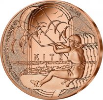 France - Monnaie de Paris Jeux Olympiques PARIS 2024 - 1/4 ? FRANCE 2022 - PARIS 2024 - Kite - COLLECTION SPORT (6/15)