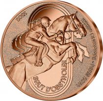 France - Monnaie de Paris Jeux Olympiques PARIS 2024 - 1/4 ? FRANCE 2022 - PARIS 2024 - Saut d\'obstacles - COLLECTION SPORT (5/1