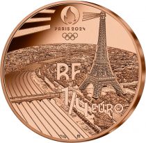France - Monnaie de Paris Jeux Olympiques PARIS 2024 - 1/4 ? FRANCE 2023 - PARIS 2024 - Breaking - COLLECTION SPORT (9/15)