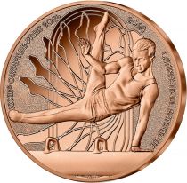 France - Monnaie de Paris Jeux Olympiques PARIS 2024 - 1/4 ? FRANCE 2023 - PARIS 2024 - Gymnastique artistique - COLLECTION SPOR