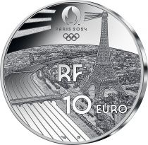 France - Monnaie de Paris Jeux Olympiques PARIS 2024 - 10 ? Argent BE FRANCE 2021 - PARIS 2024 - JUDO - COLLECTION SPORT (1/15)