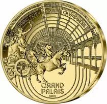 France - Monnaie de Paris Jeux Olympiques PARIS 2024 - 50 Euros OR BE FRANCE 2021 - H&eacute;ritage - Le Grand Palais (1/10)
