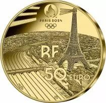 France - Monnaie de Paris Jeux Olympiques PARIS 2024 - 50 Euros OR BE FRANCE 2022 - H&eacute;ritage - L\'Op&eacute;ra Garnier