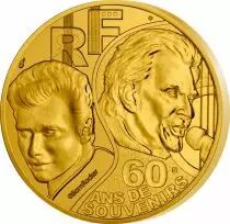 France - Monnaie de Paris Johnny Hallyday - 1/4 Euro FRANCE 2020 60 ans de souvenirs