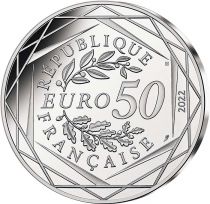 France - Monnaie de Paris L\'esprit de famille - 50 Euros Argent Couleur FRANCE 2022 (MDP) - Astérix - Vague 2