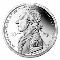 France - Monnaie de Paris La Fayette - Histoire de l\'Humanit&eacute; 10 Euros Argent BE FRANCE 2020 (MDP)