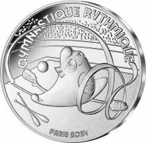 France - Monnaie de Paris La Gymnastique rythmique - 10 Euros Argent FRANCE 2023 (MDP) - Les Phryges - Mascottes de Paris 2024 -