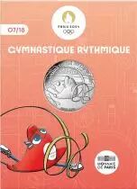 France - Monnaie de Paris La Gymnastique rythmique - 10 Euros Argent FRANCE 2023 (MDP) - Les Phryges - Mascottes de Paris 2024 -