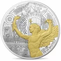 France - Monnaie de Paris Le G&eacute;nie de la Bastille 50 Euros Argent BE FRANCE 2017 (MDP)
