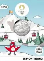 France - Monnaie de Paris Le Mont Blanc - 10 Euros Argent 2024 (MDP) - La France accueille les Jeux - Mascottes Paris 2024 - Vag