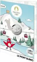 France - Monnaie de Paris Le Mont Blanc - 10 Euros Argent 2024 (MDP) - La France accueille les Jeux - Mascottes Paris 2024 - Vag