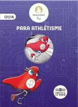 France - Monnaie de Paris Le Para Athl&eacute;tisme - 10 Euros Argent Couleur FRANCE 2023 (MDP) - Les Phryges - Mascottes de Paris 2024