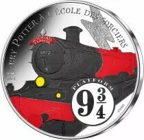 France - Monnaie de Paris Le Poudlard Express - Harry Potter &agrave; l\'&eacute;cole des Sorciers- 10 Euros Argent Couleur 2021 (MDP) - Harry 