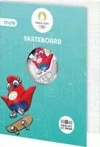 France - Monnaie de Paris Le Skateboard - 10 Euros Argent Couleur FRANCE 2023 (MDP) - Les Phryges - Mascottes de Paris 2024 - Va