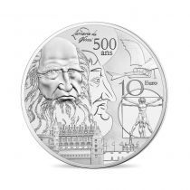 France - Monnaie de Paris Léonard de Vinci & la Renaissance - Europa Star 10 Euros Argent BE 2019 (MDP)