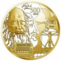 France - Monnaie de Paris L&eacute;onard de Vinci & la Renaissance - Europa Star 5 Euros Or BE FRANCE 2019 (MDP)