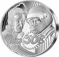 France - Monnaie de Paris LES 100 ANS DES 24H DU MANS - 50 Euros Argent BE 2023 FRANCE (MDP)