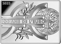 France - Monnaie de Paris Les 20 ans de l\'Euro - 10 Euros Argent Semeuse BE 2022 FRANCE (MDP)