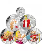 France - Monnaie de Paris Les 5 x 10 Euros Argent Couleur France 2022 (MDP) - Ast&eacute;rix (Vague 2)