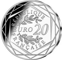 France - Monnaie de Paris LOT 20 ans de l\'Euro - comprend 20 ? Argent et Coffret BE Euro France 2022 (MDP)