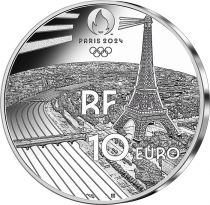 France - Monnaie de Paris Mascotte Jeux Olympiques PARIS 2024 - 10 ? Argent BE FRANCE 2022