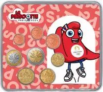 France - Monnaie de Paris Mascotte Jeux Olympiques Paris 2024 - Miniset  BU FRANCE 2022 (MDP)