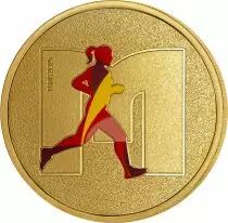 France - Monnaie de Paris M&eacute;daillon M - Alphabet Sports - Paris 2024