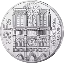 France - Monnaie de Paris Notre-Dame de Paris - 10 Euros Argent 2025