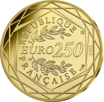 France - Monnaie de Paris Obélix - 250 Euros Or FRANCE 2022 (MDP) - Astérix Vague 2