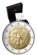 France - Monnaie de Paris Pièce 2 euros commémo. 2022 BE - 20 ans de l\'EURO - Jacques Chirac