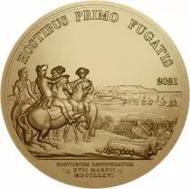 France - Monnaie de Paris Washington devant Boston - Histoire de l\'Humanit&eacute; 50 Euros Or BE FRANCE 2021 (MDP)