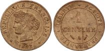 France  1 centime Ceres - Third Republic - 1892A