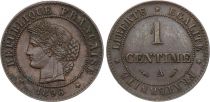 France  1 centime Ceres - Third Republic - 1896A