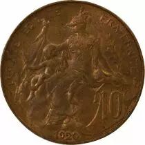 France  10 Centimes, Dupuis - 1920 Paris
