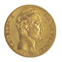 France  20 Francs Charles X - Gold 1825 to 1830