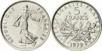 France  5 Francs Woman sowing seed - 1979