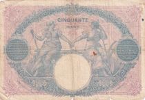 France  50 Francs - Bleu et Rose - 14-06-1917 - Série E.7489 - F.14.30