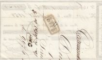 France  700 francs - French bank receipt - Serial 149 - 1858