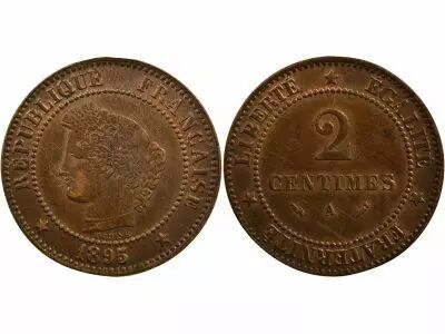 France  Ceres - 2 Cents 1895 A Paris